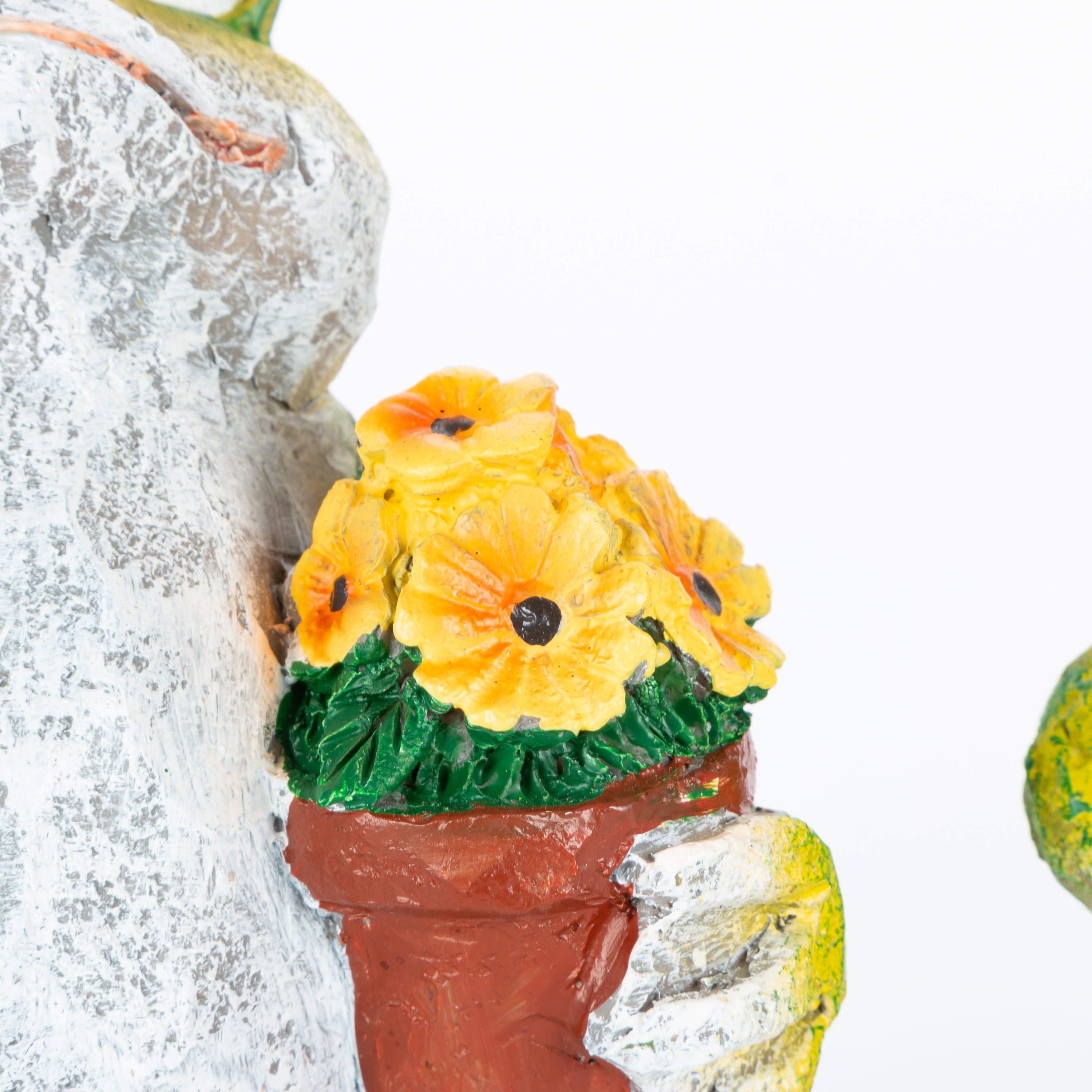 10.6 in. Resin Umbrella Frog Figurine, set of 2